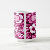 Hibiskus für tropische hawaiianische Blume Persona Kaffeetasse (Mittel)