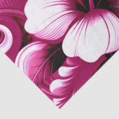 Hibiskus für tropische hawaiianische Blume Rosa De Seidenpapier (Detail)