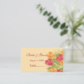 Hibiskus Garden ~ Sitzkarte Platzkarte (Stehend Vorderseite)