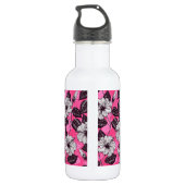 Hibiskus Garten 2 Edelstahlflasche (Rückseite)