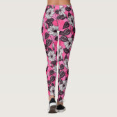 Hibiskus Garten 2 Leggings (Rückseite)