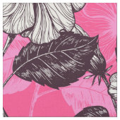 Hibiskus Garten 2 Stoff (Nahaufnahme)