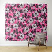 Hibiskus Garten 2 Wandteppich (Beispiel (Horizontal))