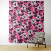 Hibiskus Garten 2 Wandteppich (Beispiel)