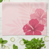 Hibiskus Geschirrtuch (Gefaltet)