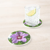 Hibiskus Getränkeuntersetzer (Seite)