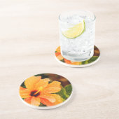 Hibiskus Getränkeuntersetzer (Seite)