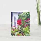 Hibiskus hallo karte (Vorderseite)