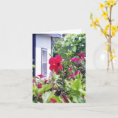 Hibiskus hallo karte (Gelbe Blume)