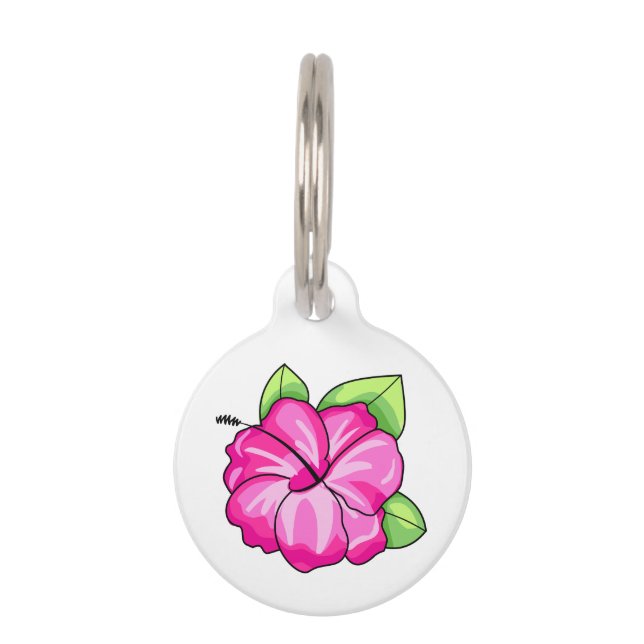 Hibiskus Haustiermarke (Vorderseite)