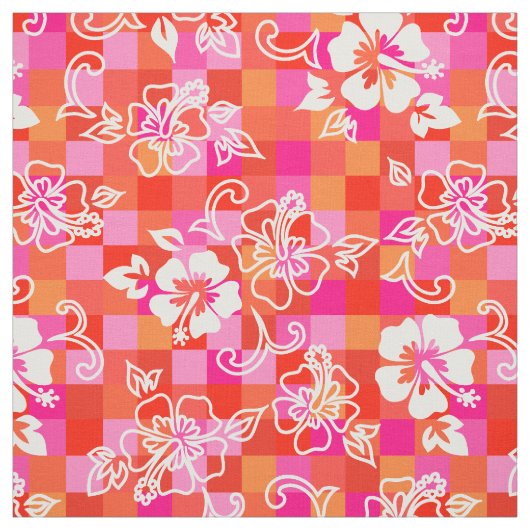 Hibiskus Hawaiian Floral Stoff (Muster)
