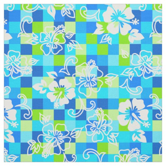 Hibiskus Hawaiian Floral Stoff (Muster)