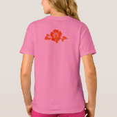 Hibiskus Hawaiian Floral T-Shirt (Rückseite)