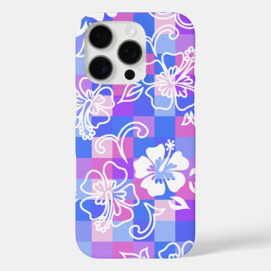 Hibiskus Hawaiian Floral Violet Case-Mate iPhone Hülle (Rückseite)