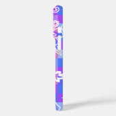 Hibiskus Hawaiian Floral Violet Case-Mate iPhone Hülle (Rückseite / Links)