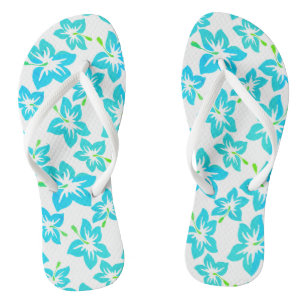 Hibiskus Hawaiian Muster Flip Flops Badesandalen