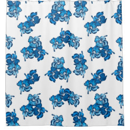 Hibiskus Hawaiian Tropical Duschvorhang