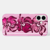 Hibiskus Hawaiian Tropical Pink Case-Mate iPhone Hülle (Rückseite (Horizontal))