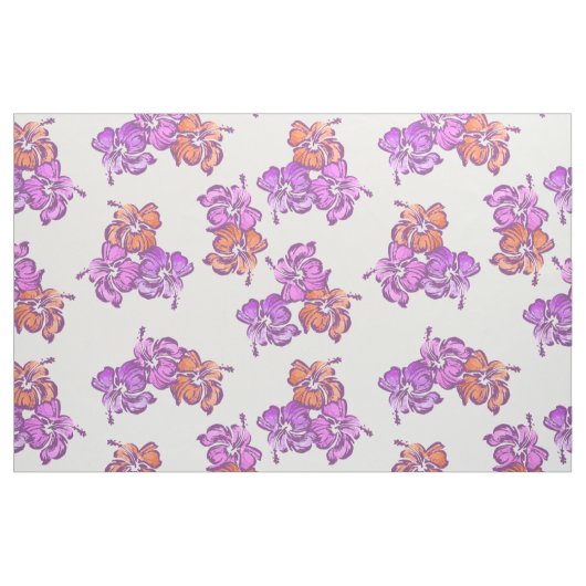Hibiskus Hawaiian Tropical Stoff (Fat Quarter (45,7 x 55,9 cm))
