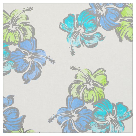 Hibiskus Hawaiian Tropical Stoff (Muster)