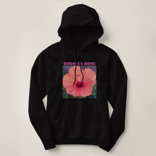 HIBISKUS HEIM HOODIE (Design vorne)