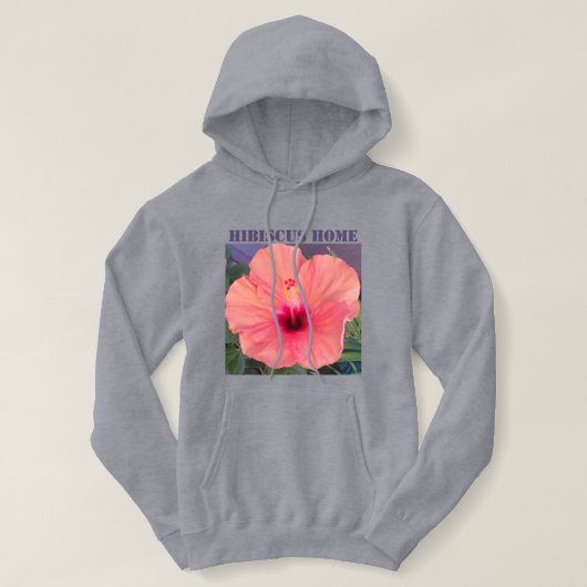 HIBISKUS HEIM HOODIE (Design vorne)