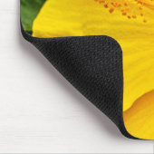 Hibiskus hellgelb mousepad (Ecke)