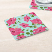 Hibiskus im Untersetzer zum Grünbuch über Meeressc (angewinkelt)