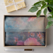 Hibiskus in rustikaler Umgebung Wasserfarbe Seidenpapier (Geschenk)