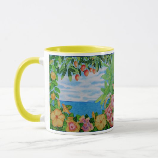Hibiskus-Insel Tasse (Links)