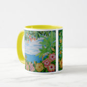 Hibiskus-Insel Tasse (Vorderseite Links)