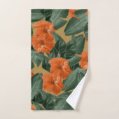 Hibiskus Jungle Blätter Dream #3 #tropical #decor Badhandtuch Set (Handtuch)