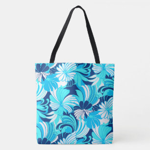 Hibiskus Jungle Hawaiian Tropical Floral Beach Bag Tasche