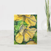 Hibiskus Karte (Vorderseite)