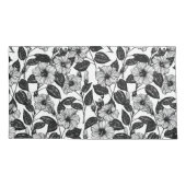 Hibiskus Kissenbezug (Rückseite-Links)