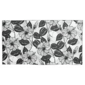 Hibiskus Kissenbezug (Vorderseite-Links)