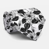 Hibiskus Krawatte (Gerollt)