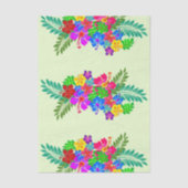 Hibiskus Kunst Swag  Seidenpapier (Vorderseite)