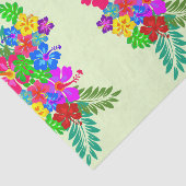 Hibiskus Kunst Swag  Seidenpapier (Ausschnitt)