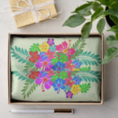 Hibiskus Kunst Swag  Seidenpapier (Geschenk)