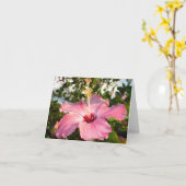 Hibiskus - L Karte (Gelbe Blume)