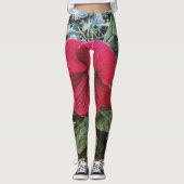 Hibiskus Leggings (Vorderseite)