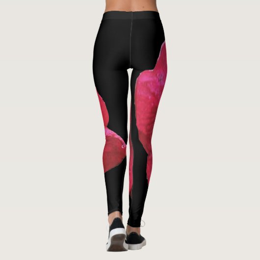 Hibiskus Leggings (Rückseite)
