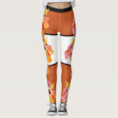 Hibiskus-Leggings Leggings (Vorderseite)