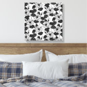 Hibiskus Leinwanddruck (Insitu (Schlafzimmer))