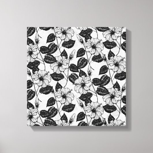 Hibiskus Leinwanddruck (Vorderseite)