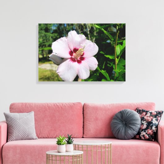 Hibiskus Leinwanddruck (Insitu (Wohnzimmer))