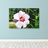 Hibiskus Leinwanddruck (Insitu (Holzboden))