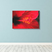 Hibiskus Leinwanddruck (Insitu (Holzboden))