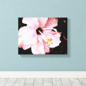 Hibiskus Leinwanddruck (Insitu (Holzboden))